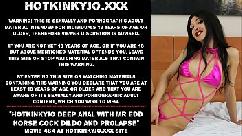 Hotkinkyjo deep anal com mr edd cavalo galo dildo e prolapso