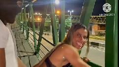 Casada transando em plena via publica via light ao vivo