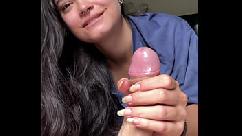 Nunca chupei um pau tão gostoso na minha vida - minha boca está toda babando engoli ragnar blanc até o fim em uma garganta profunda absurda e fiz uma punheta deliciosa 