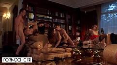 Orgia pornóquica vintage com 3 lindas gatas